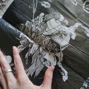 Chinese Horse and Rider Handcut Paper wall art